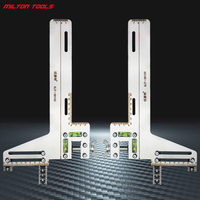 Double line Elevator guide ruler Guideway positioning ruler School guide ruler Card board find road ruler single line