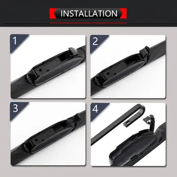 汽車雨刷片 14/16/17/18/19/20/21/22/24/26/28吋 汽車多功能擋風玻璃橡膠雨刷 汽車配件 1個 10 最佳銷售 三葉雨刷片 - №7