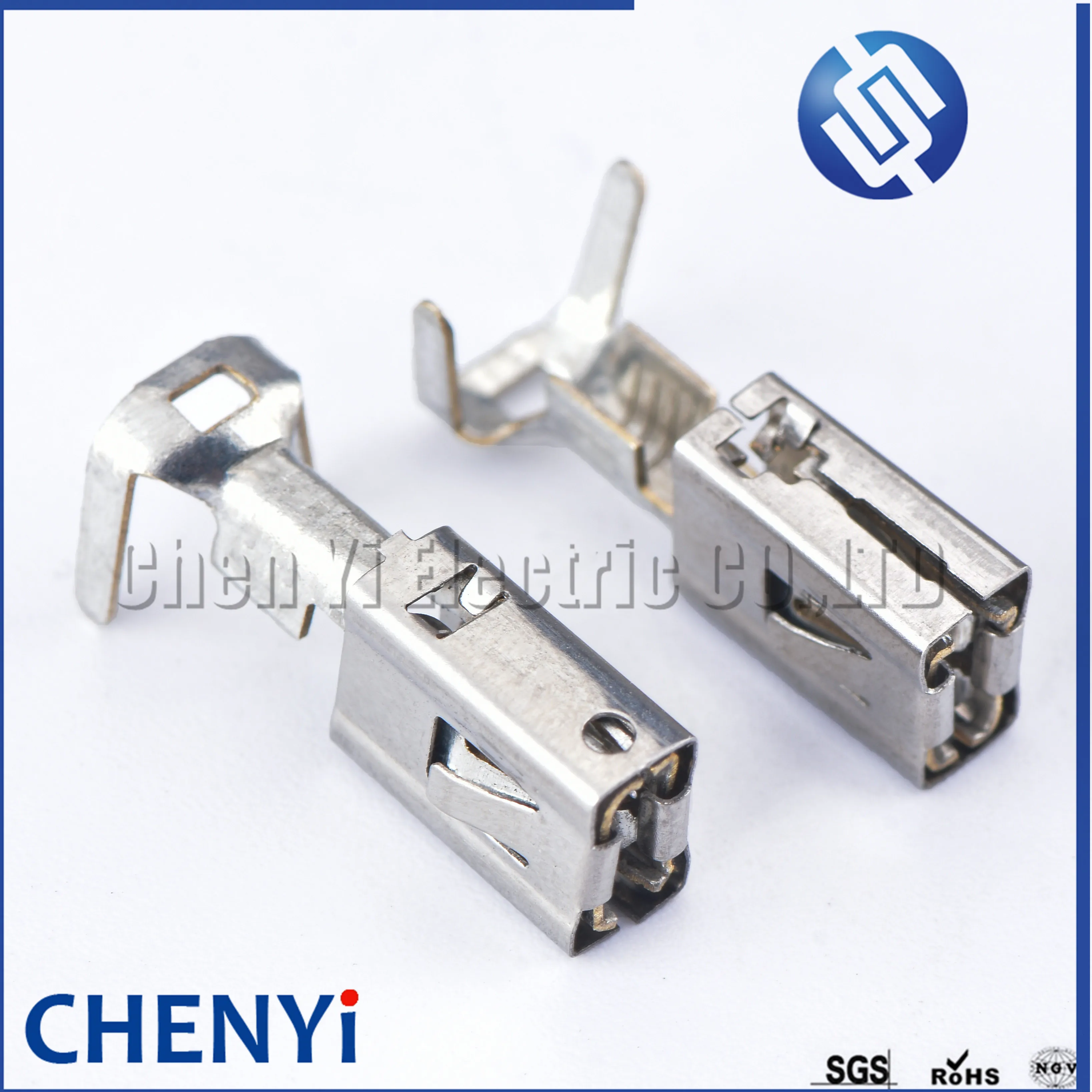 20 Pcs 6.3 MM Auto Crimp Wire Terminal Loose Car Connector Mental Pins G394 Tinned Copper Terminal 1241410-1 1241412-1 1241414-1