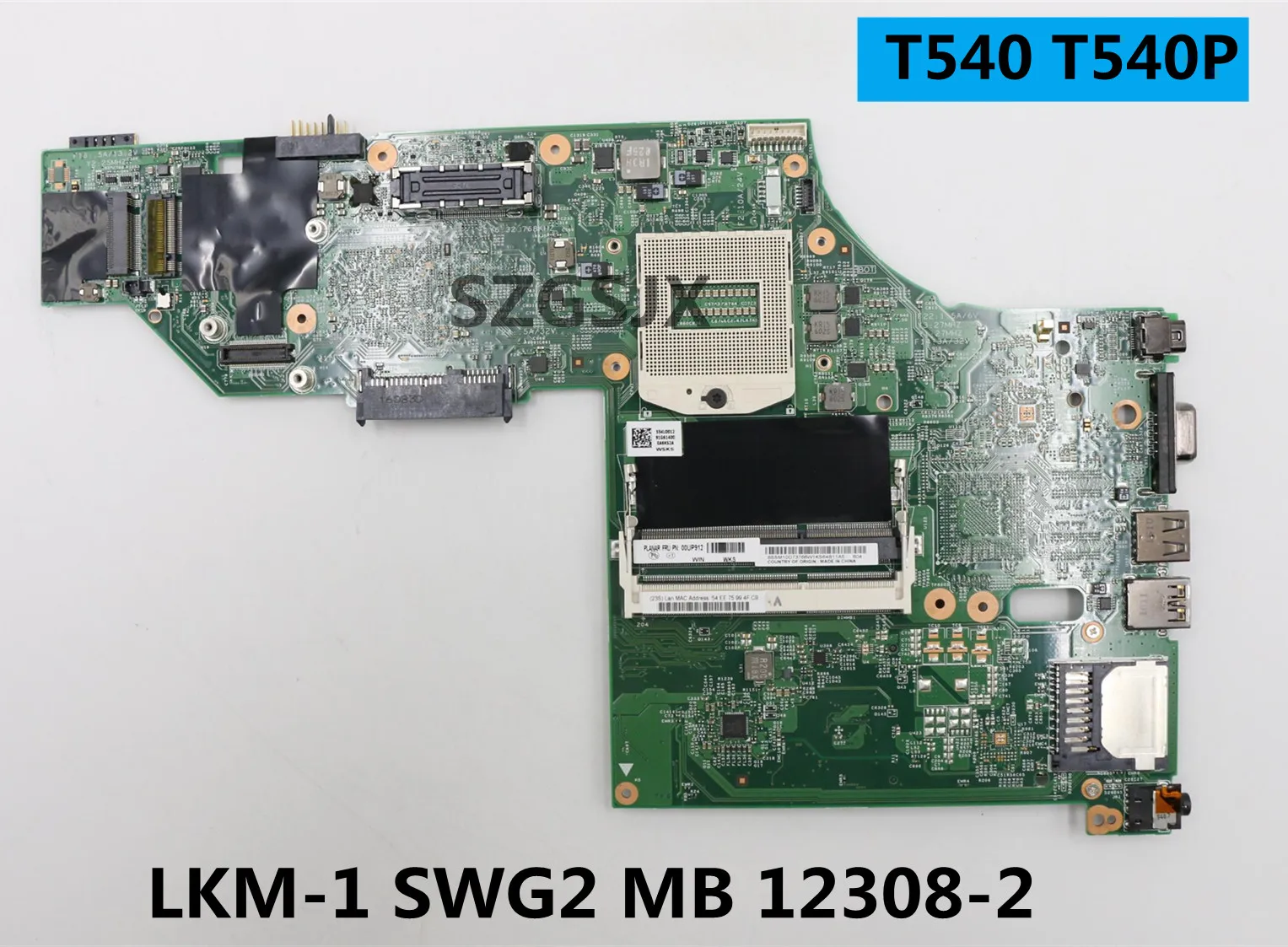 

FOR Lenovo Thinkpad T540 T540P Laptop Motherboard LKM-1 SWG2 MB 12308-2 FRU 04X5263 00UP912