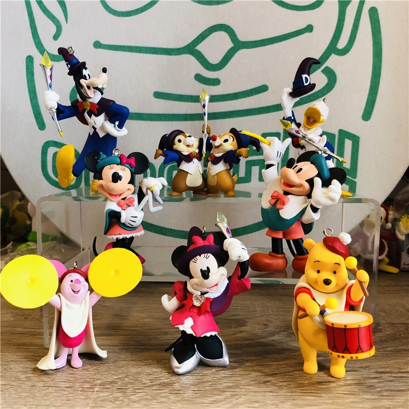 1PCS 6-8cm Disney Toy Story a reward pendant Mickey Minnie Donald Duck goofy Ariel genuine bulk