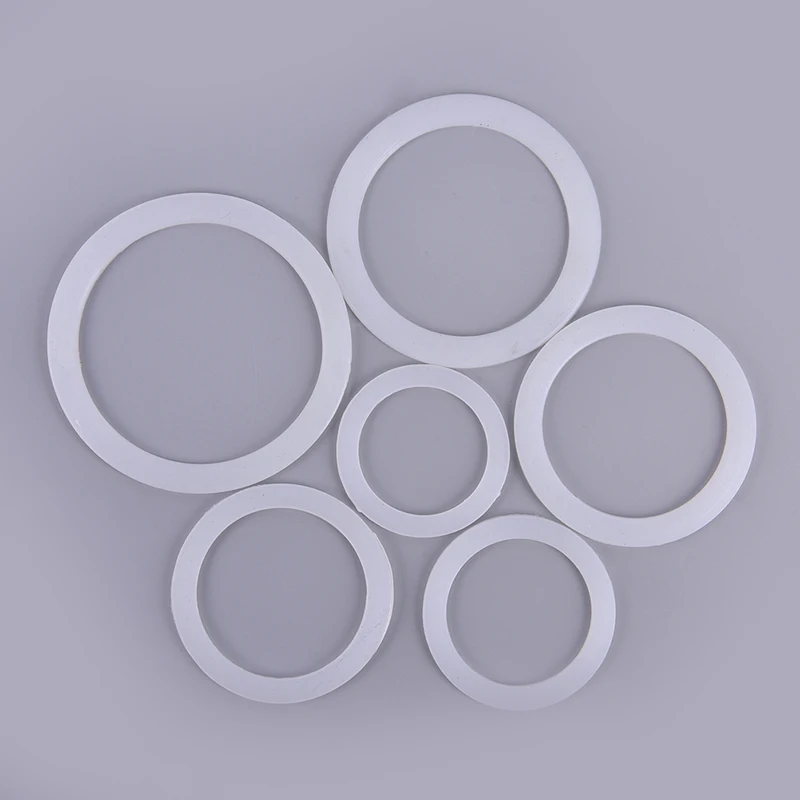 2Pcs/lot Silicone Seal Ring Flexible Washer Gasket Ring Kitchen Coffee Parts Makers Accessories