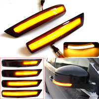 Dynamic Turn Signal Light For Ford Focus Mk2 Mk3 Mondeo Mk4 2010-2014 LED Side Rearview Mirror Sequential Indicator Blinker Lamp