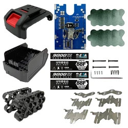 88F opakowanie na baterie litowe PCB ładowanie płyta ochronna obudowa Shell dla Dayi 21V baterie litowo-jonowe obudowy 18650 uchwyt 128VF 328VF