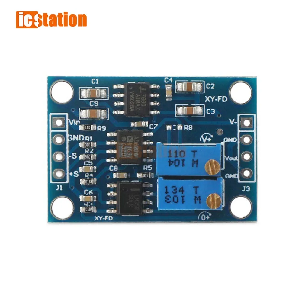 AD620 Spannung Verstärker Modul Signal Verstärker Board DC 3-12V AD620 Hohe Präzision uV/mV Microvolt Minivolt