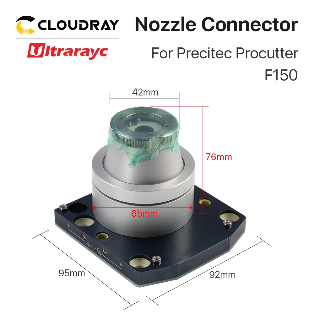 Imagem -02 - Conector 6kw do Bocal de Ultrarayc & 12kw & 15kw Opcional para a Cabeça F150 do Laser de Precitec Proutter & F200 para a Máquina de Corte da Fibra