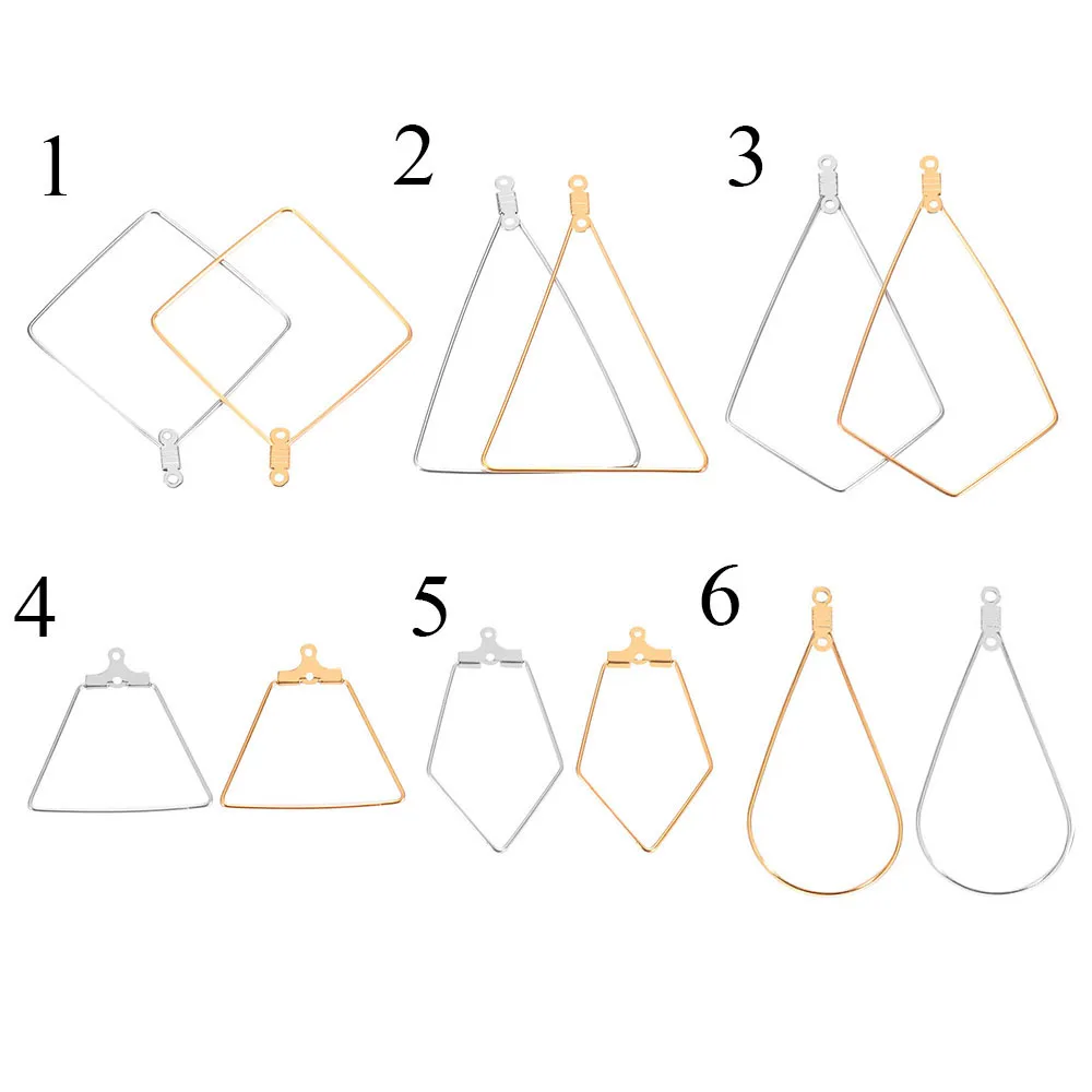 20 Stück Edelstahl-Ohrhaken, Ohrringverbinder, DIY-Ohrringzubehör, Anhänger, Schmuckherstellung – Detail 2