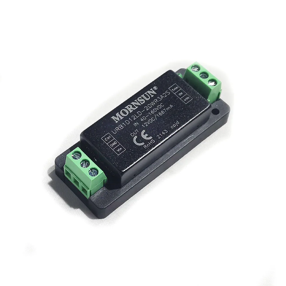 20W DC-DC Converter Input 40-160V Output DC 12V Step Down Module UBEC High Volttage Convert to Low Voltage