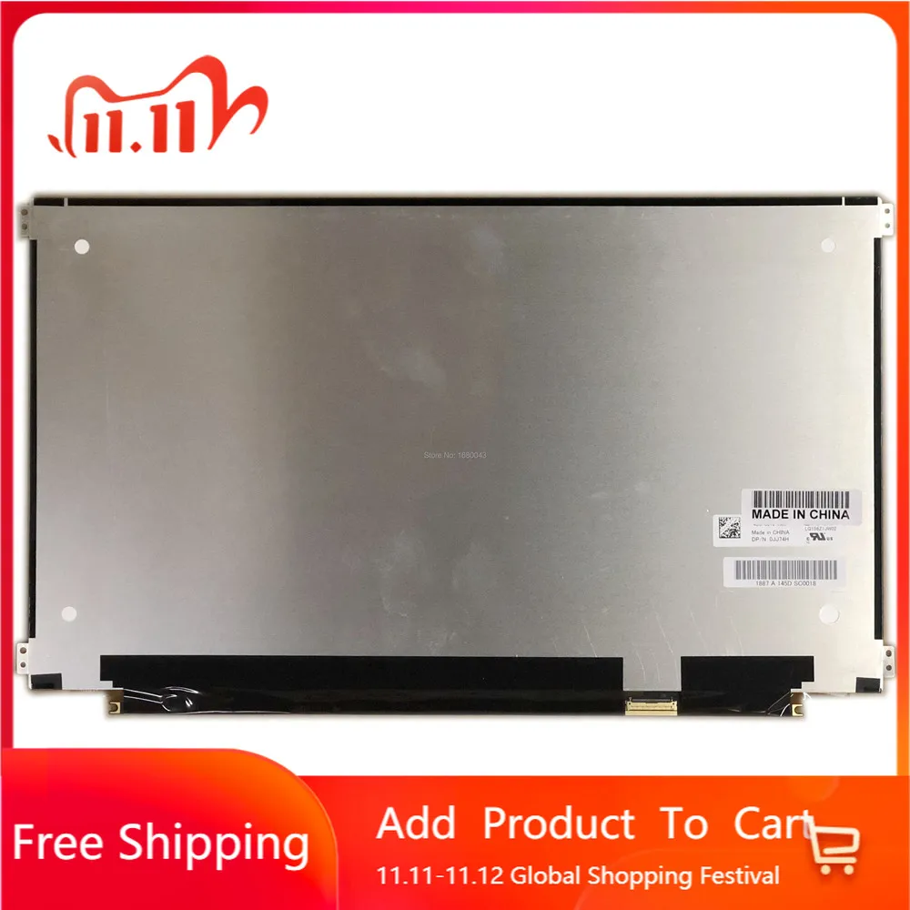 

15.6 Inch LQ156D1JW02 EDP 40PIN 60HZ DP/N: 0T41VN UHD 3840*2160 100% sRGB 4K LCD Screen Laptop Display Panel Non-touch