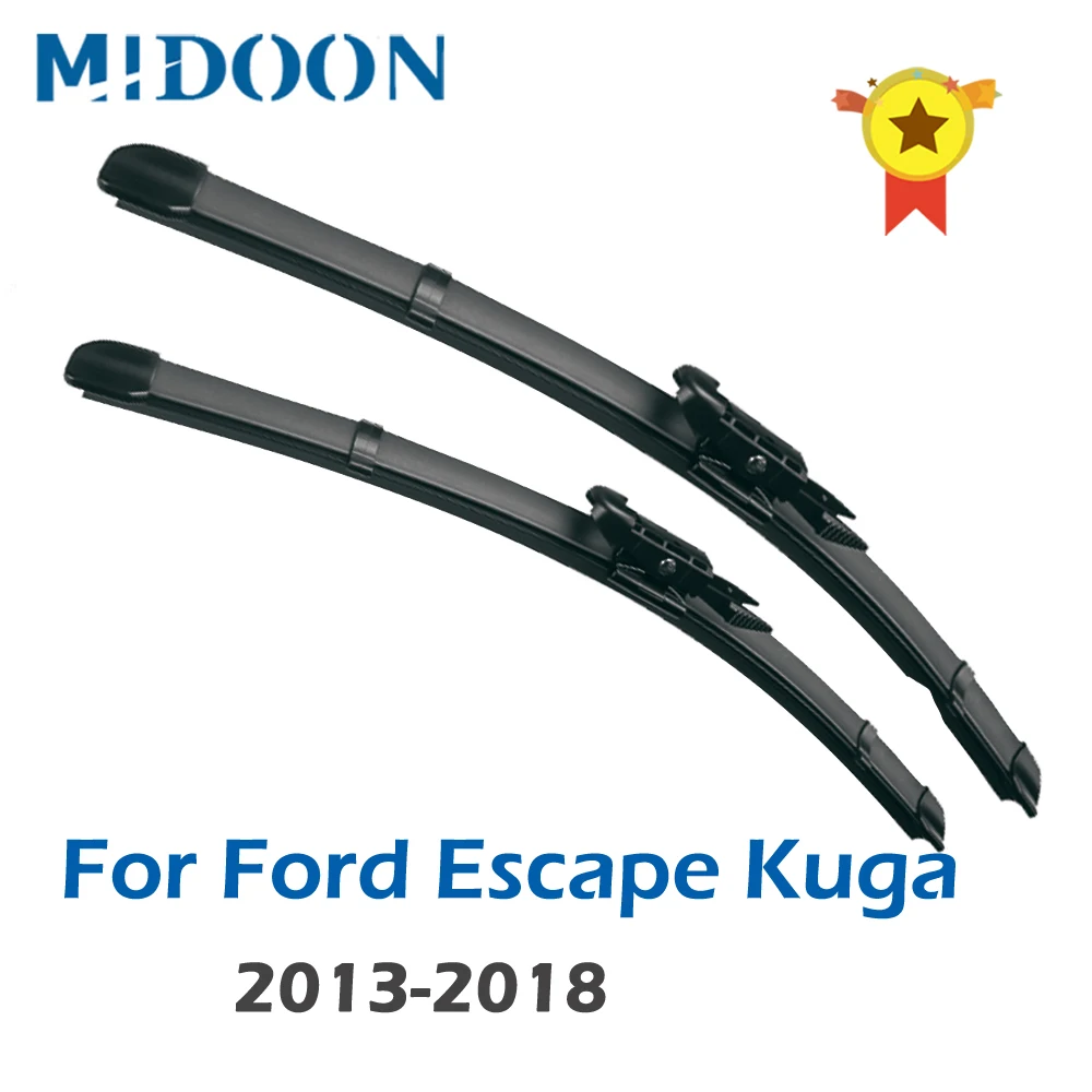 MIDOON Wiper RHD & LHD Front Wiper Blades For Ford Escape Kuga 2013 - 2018 Windshield Windscreen Front Window 28\