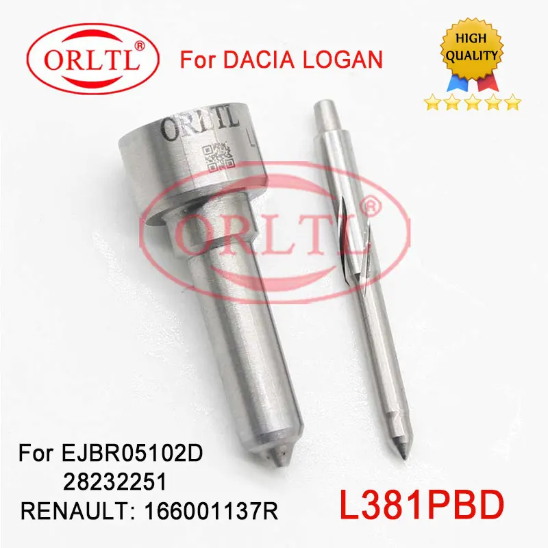 ORLTL Fuel Spray Injector Nozzle L381PRD L381PBD Renault Engine Nozzle L381 PBD For DACIA LOGAN 28232251 EJBR05102D