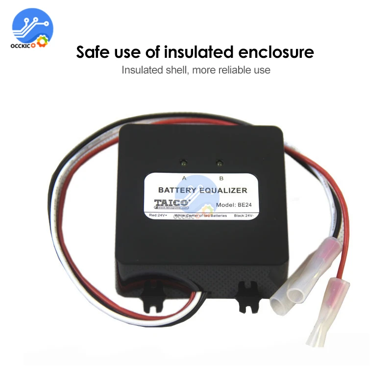 24V พิเศษ Equalizer แบบขนานแบตเตอรี่ Balance ตะกั่วกรดแรงดันไฟฟ้า Balancer BE24 Regulators ของตกแต่งงานปาร์ตี้