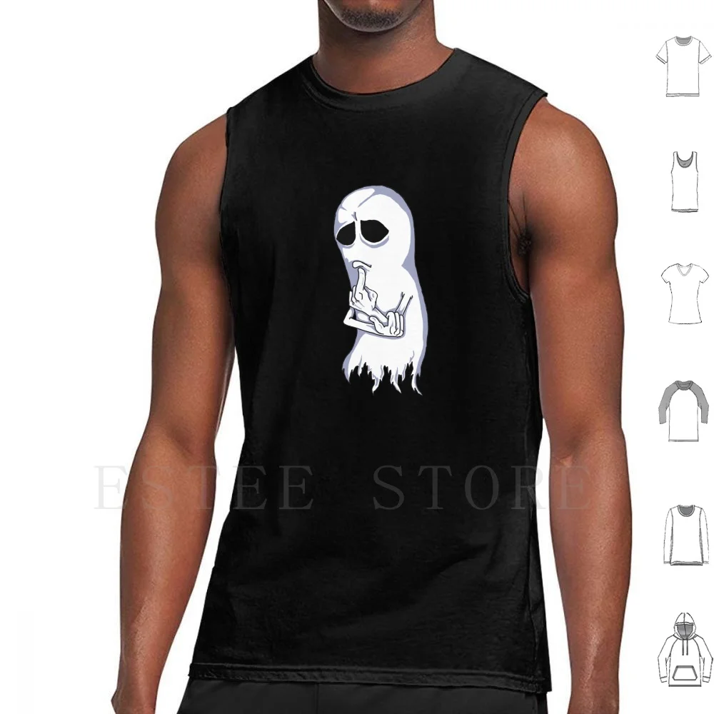 Débardeurs et gilets sans manches à thème fantôme réfléchissant, Halloween, Maison hantée, Esprit, Hebkid, Mort, Questions effrayantes