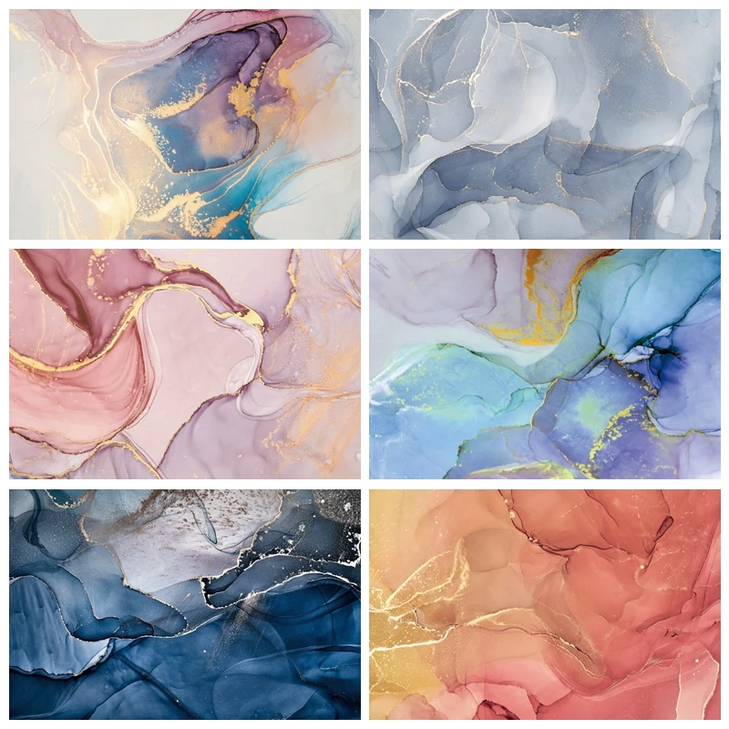 

Gradient Marble Baby Birthday Backdrop Photocall Weeding Portrait Party Decor Photography Background Photo Studio Photographic