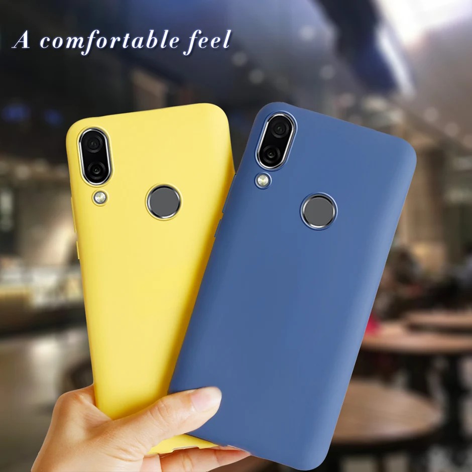 Candy Color Silicone Case For Huawei Honor Play Case 6.3\