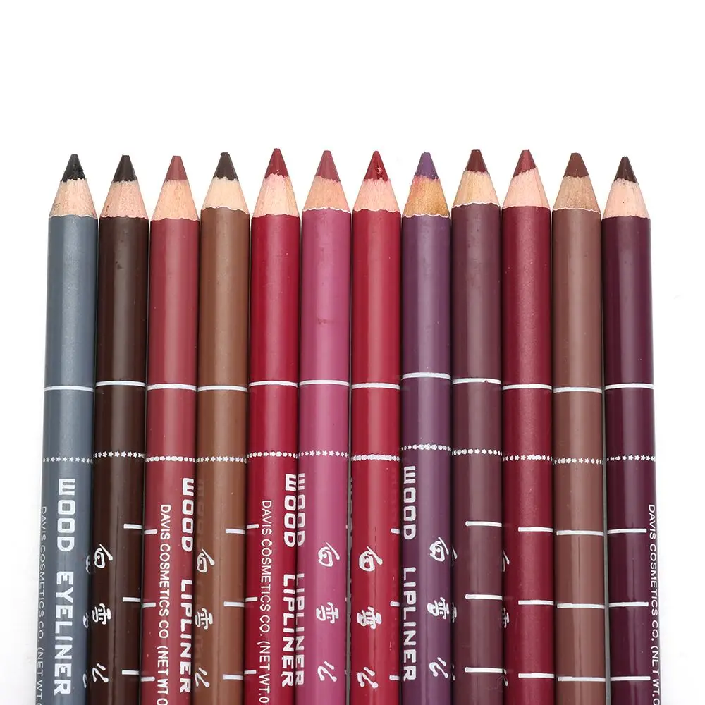 1PC Wood Long Lasting Professional Cosmetic Tool Lip liner Pen Makeup Eyeliner Pencil