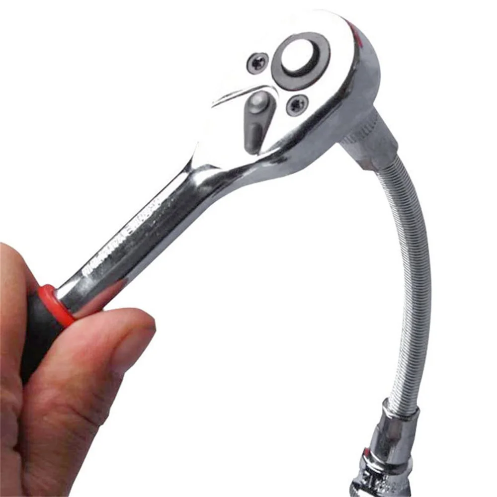 Imagem -05 - Drive Flexível Flexi Soquete Barra de Extensão Adaptador Cabeça Conversão do Eixo Metal Alto Torque Soquete Mão Conjunto Ferramentas 1