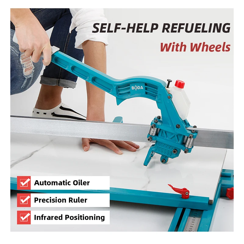 

High Precision Laser Infrared Manual Tile Cutting Machine Tiles Push Knife Floor Wall Tile Cutter Cutting Knife 6-15mm