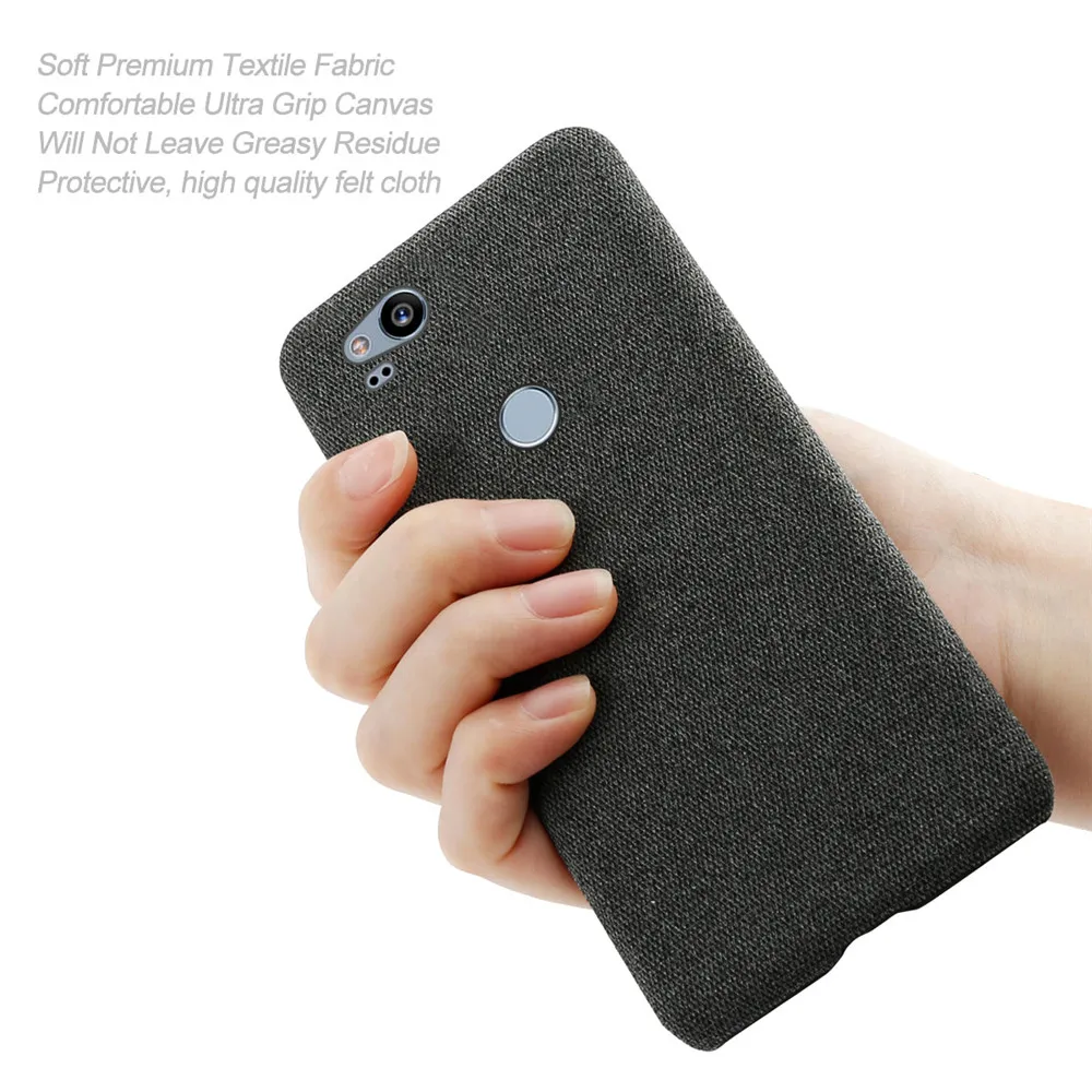 For Google Pixel 2 / 2XL CASE Luxury Cloth Fabric Back Case Cover For Google Pixel 2 XL Cover Coque Funda Bumper Capa