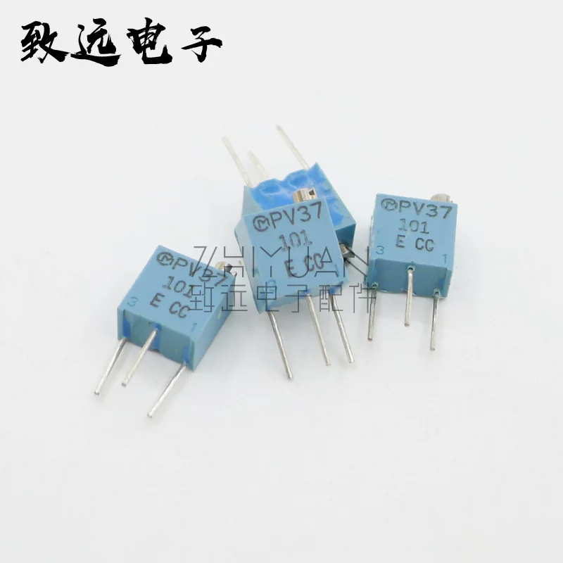 Original New 100% PV37W101 100R multi-turn trimmer potentiometer precision adjustable resistance (SWITCH)