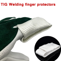 TIG Finger Protectors Welding Tips Tricks Heat Shield Welding Gloves Finger Guards for TIG Welding TIG Glove