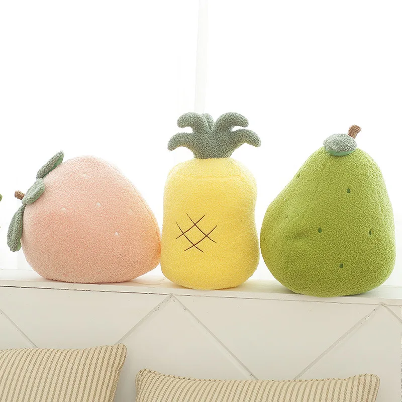 Simulation Fruit Plush Toy Creative Home Watermelon Doll Pillow Skin-friendly Soft and Comfortable Office Sofa Cushion Toy Gift