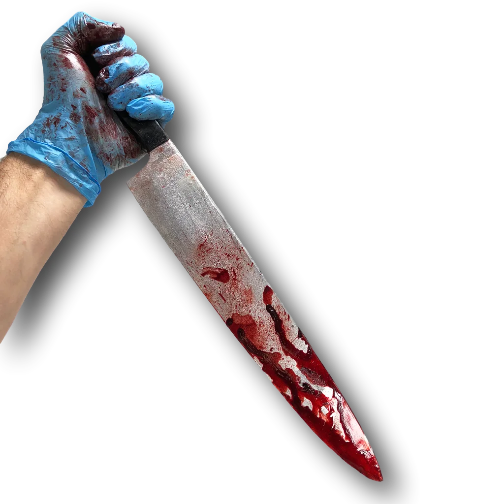 Horror Halloween Cosplay Supplies Haunted House Fake Hand Leg Party Decoration Foam Bloody Claw Hammer Props