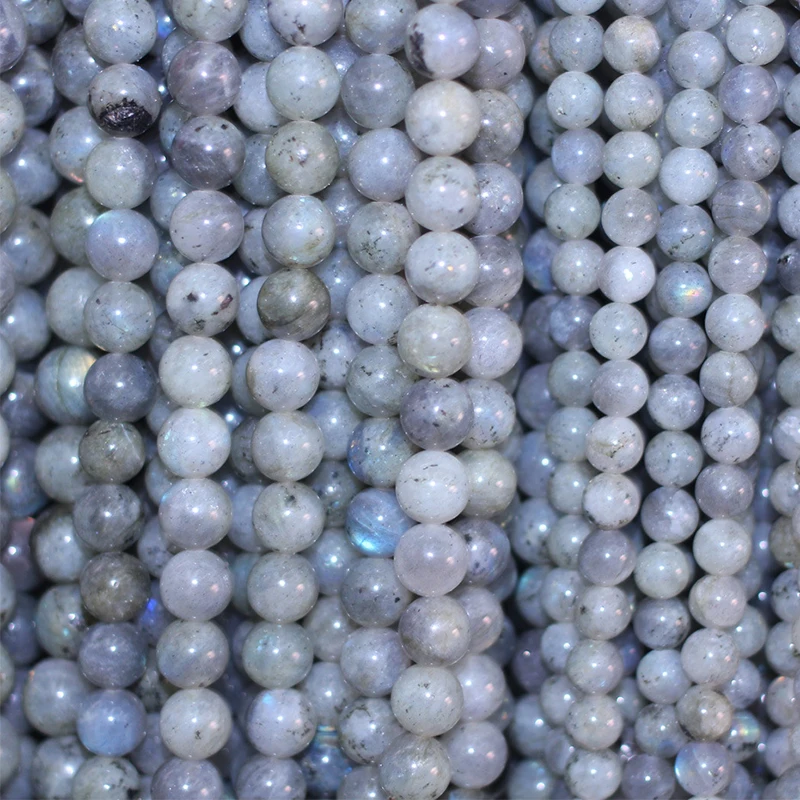 Natural Stone Beads Labradorite Round Loose Beads For Jewelry Making DIY Bracelet 15 inches/Strand 6/8/10/12mm