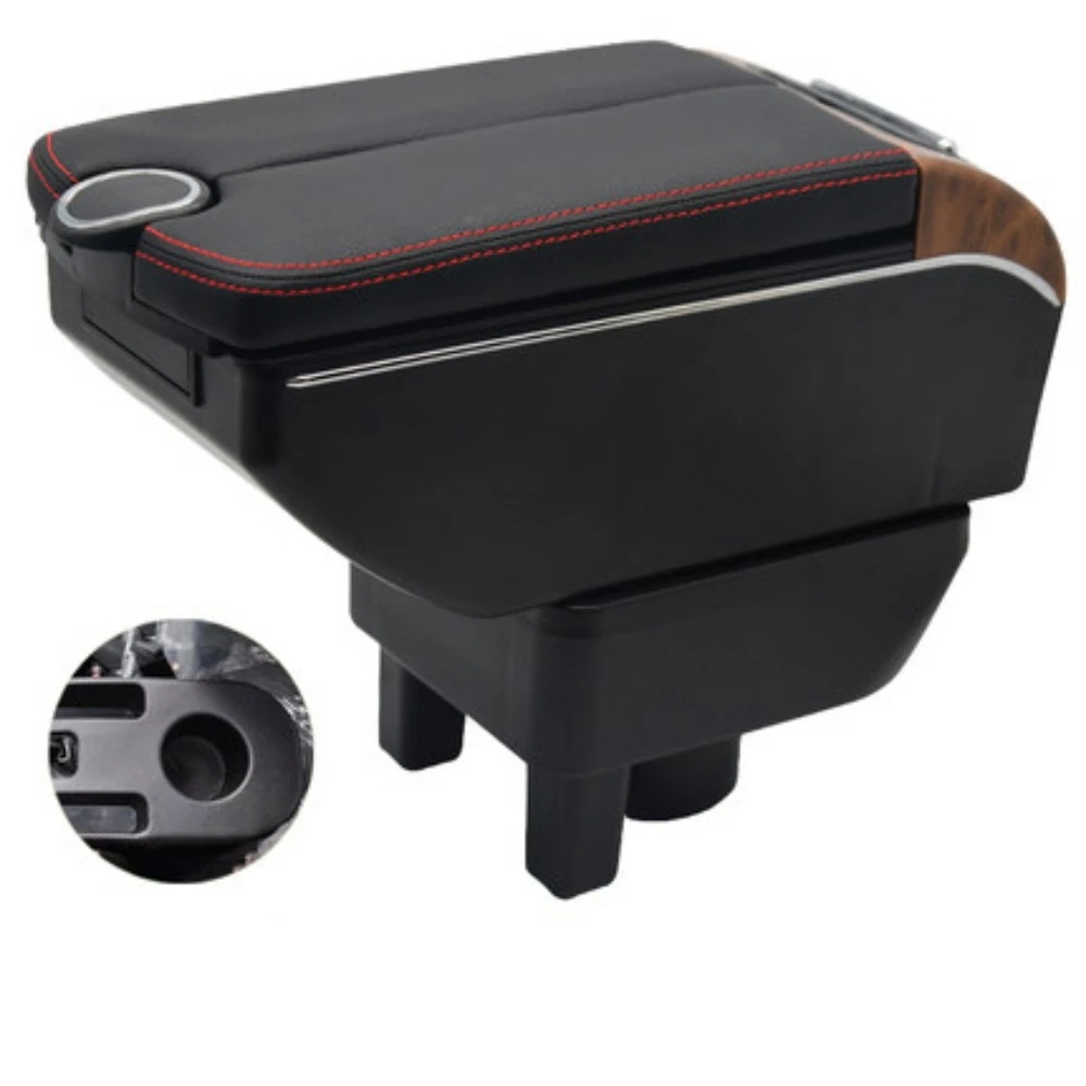 For Geely CK King kong CK2 CK3 Armrest Box Center Console Storage Elbow Rest with Phone Charging USB Cup Holder