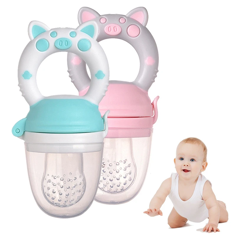 

Silicone Fresh Food Nibbler Baby Feeder Kids boy girl Fruit Nipples Feeding Safe Infant Baby Supplies Nipple soother Bottles