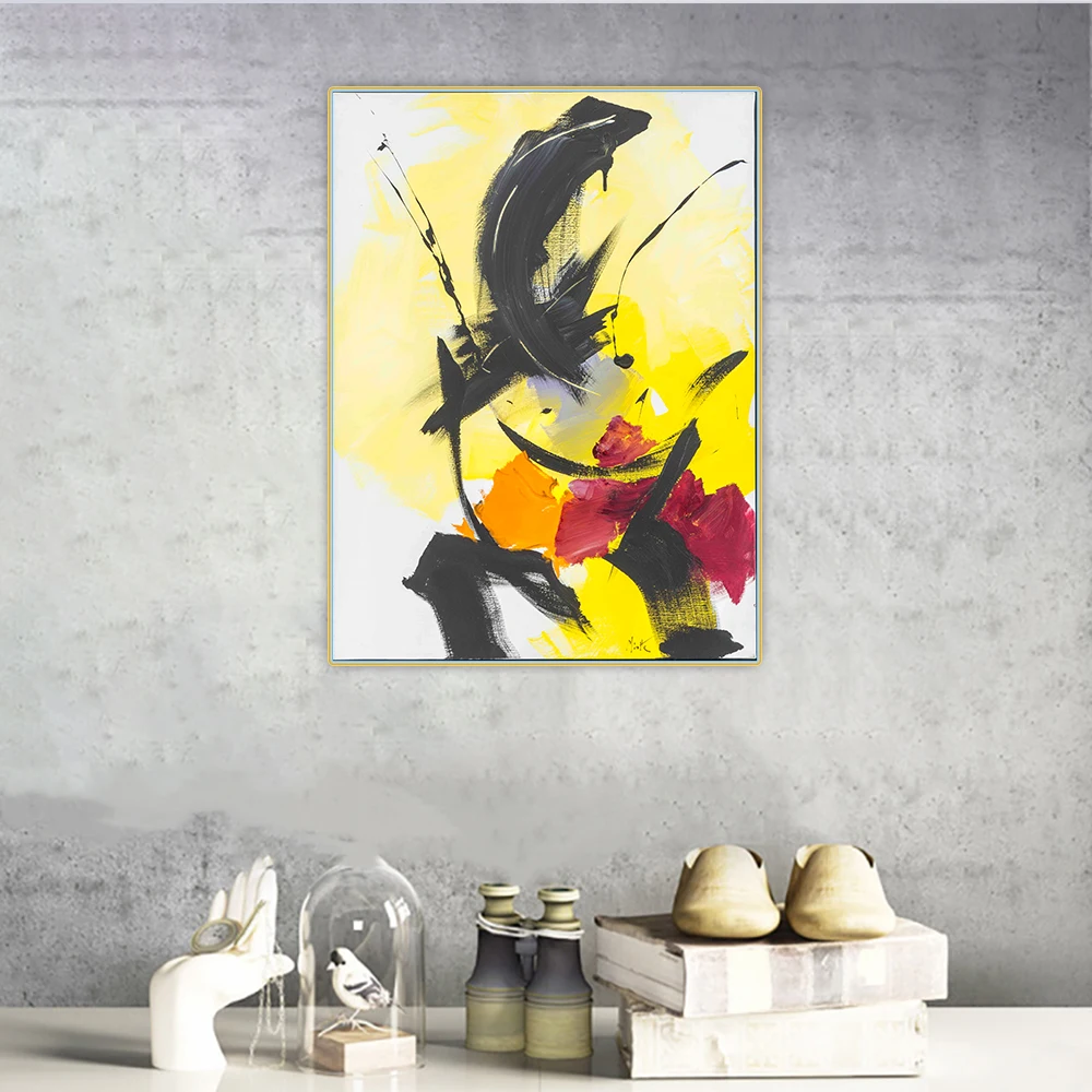 Jean Miotte《Birth》Abstract Expressionism Canvas Art Oil Painting Artwork Picture Wall Hanging Decor Home Living Room Decoration