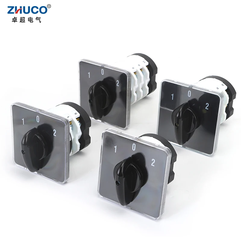 

ZHUCO SZL9- 50/1 50/2 50/3 50/4 3 position 50A 660V Panel Changeover Cam Switch Changeover Selector Universal Rotary Switch