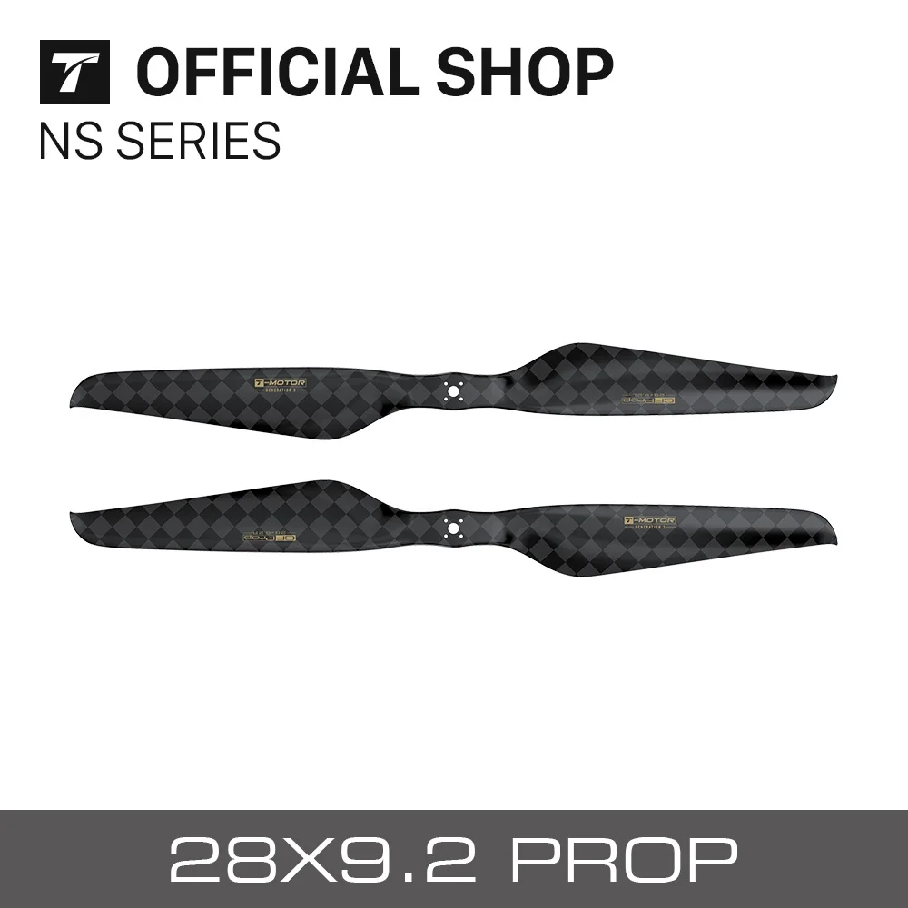 

T-MOTOR NS28*9.2 2PCS-Pair Propellers Multirotor Generation Ultra Light Carbon Fiber NS Series NS28x9.2 Prop Brades