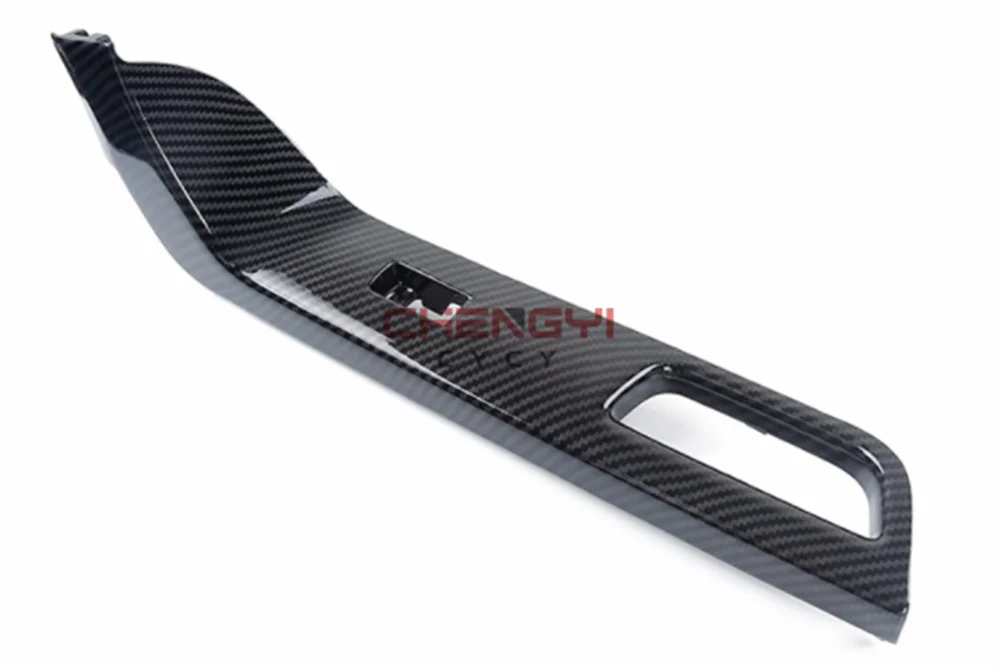1 Stuk Lhd Windows Switch Cover Voor Lancer Ex Carbon Board Voor Lancer Gt Deur Decoratie Plaat Voor Evo 10 X Mt At Cvt