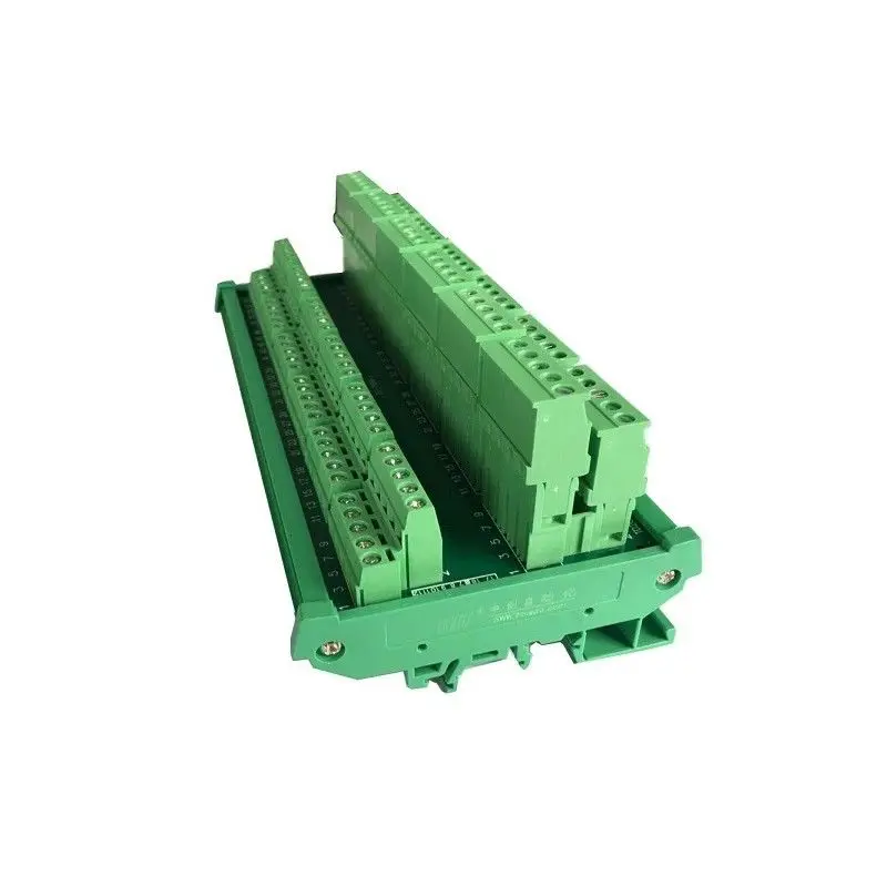 60 ways Terminal Blocks Connection Wiring Plate Distribution Board Din Rail Mount