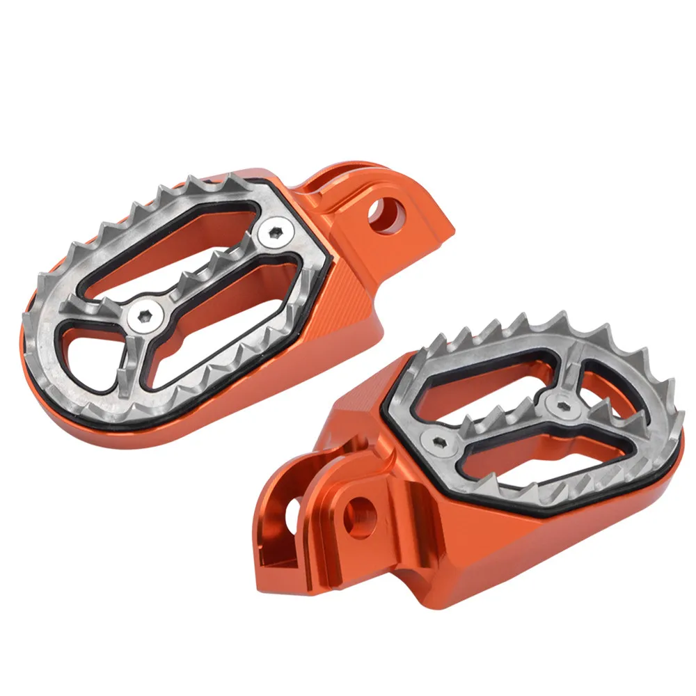 Motorcycle Foot Pegs Pedals Rest Footpegs For KTM SX SXF EXC EXCF XC XCF XCW XCFW 65 85 125 150 200 250 300 350 -1290 ADVENTURE