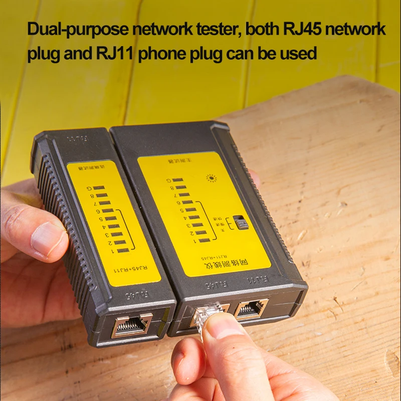 Alicate multifuncional para cabo de rede, conjunto de ferramentas de rede para medição de fios de rede