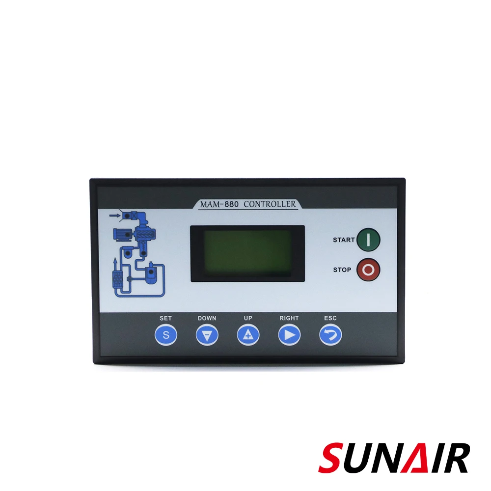 Painel de controle MAM880 100A 200A 400A das peças sobresselentes do compressor de ar do parafuso