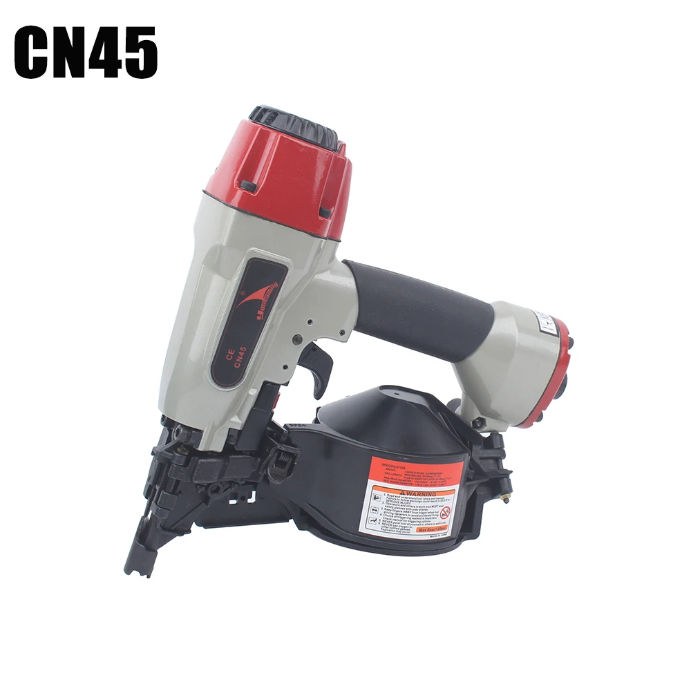 Quality YOUSAILING CN45 Pneumatic Construction Coil Nailer Roll 25mm to 50mm Nail Gun Nail Depth Adjustable