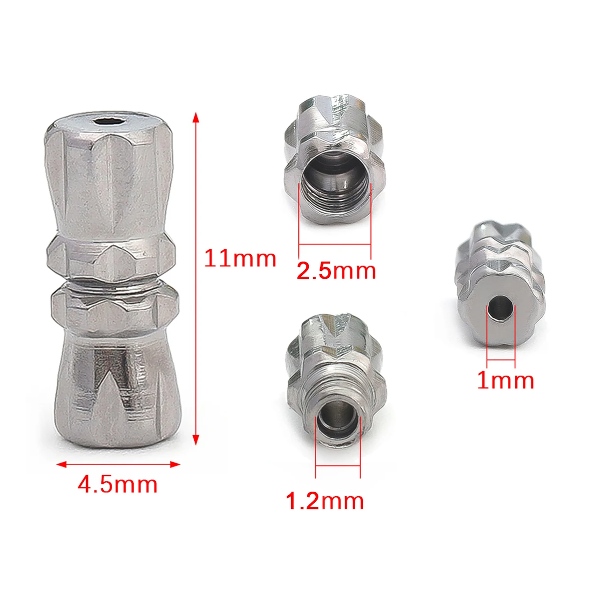 10 قطعة السحابات اسطوانة أبازيم نهاية المشبك المسمار المشابك مغلقة الديكور ل سوار ذاتي الصنع قلادة موصلات صنع المجوهرات