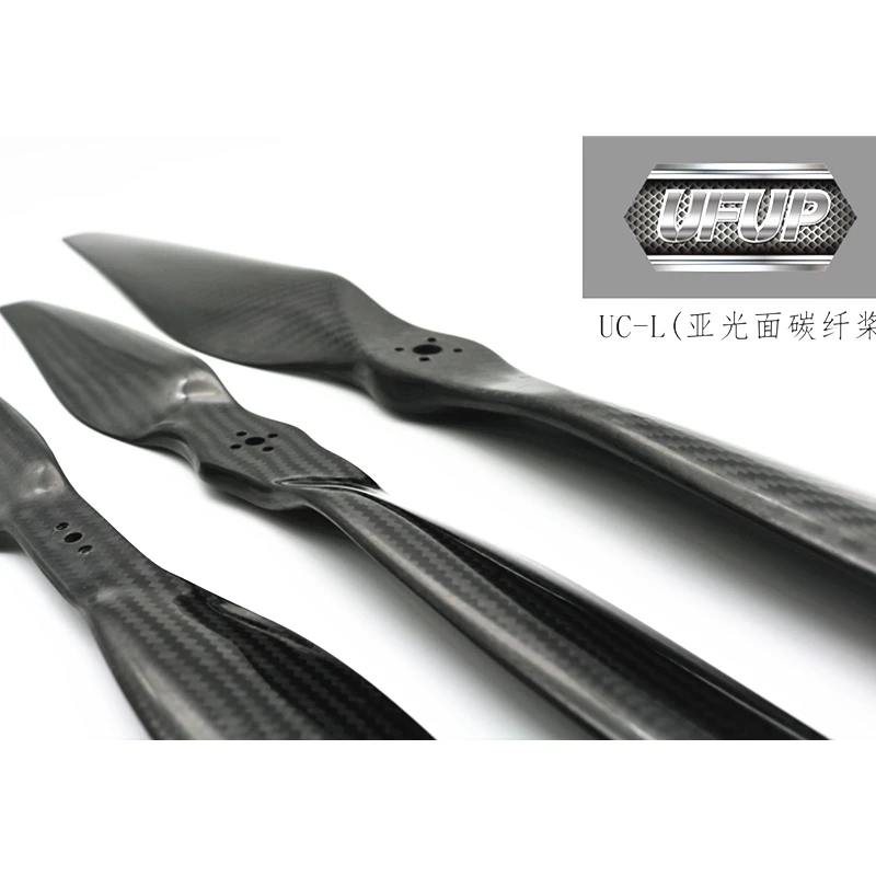 

UFUP Multi-rotor paddle UC2480L 24 inch Propeller Carbon fiber matt straight paddle for Plant Agriculture UAV Drone