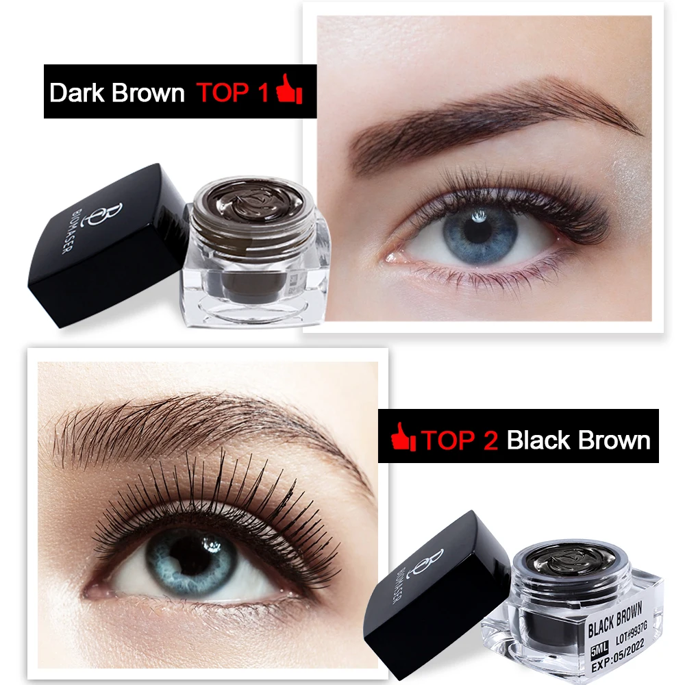 Biomaser High-End Tattoo Pigment Microblading pigment for Eyebrow Permanent makeup Tatoo Pigment Brown Tattoo Pigmento