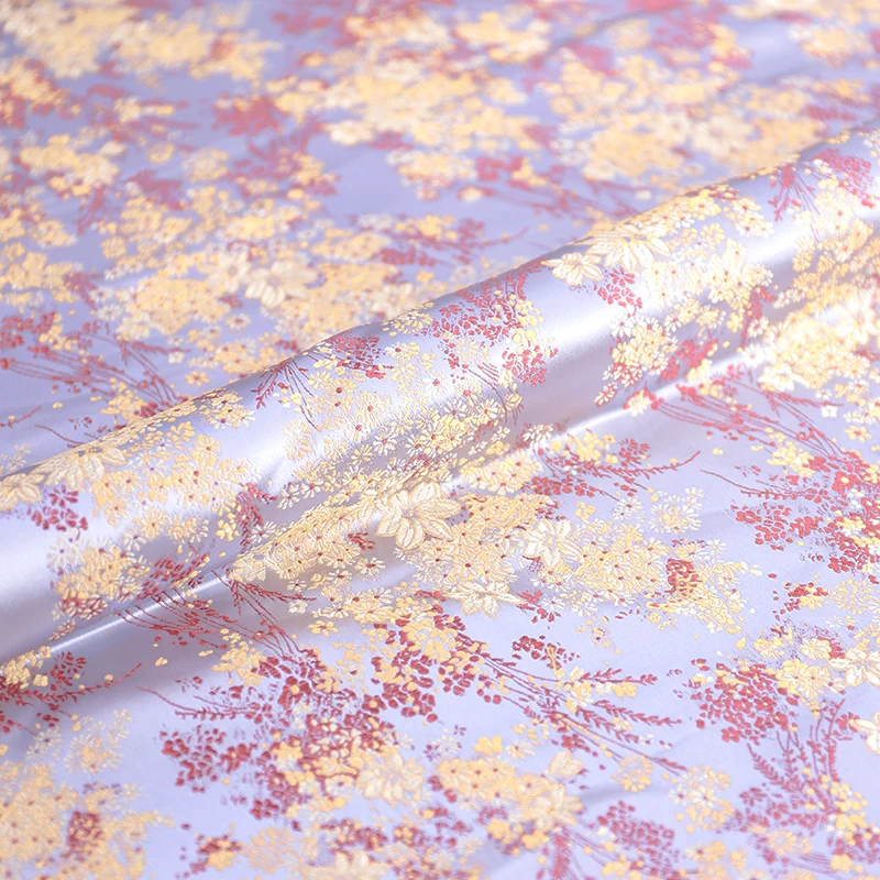 Pattern brocade fabrics damask jacquard cloth high quality designer fabric for cheongsam and kimono DIY patchwork