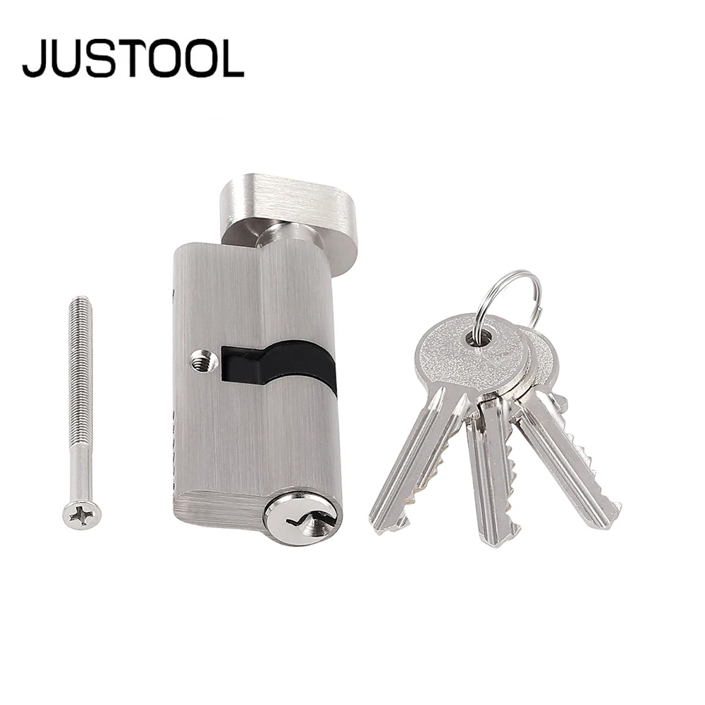 JUSTOOL 35/35 40/40 45/45สำหรับกระบอกยูโร Barrel ประตูล็อคยูโรเปิดกระบอกประตูล็อค Pick สูงความปลอดภัย