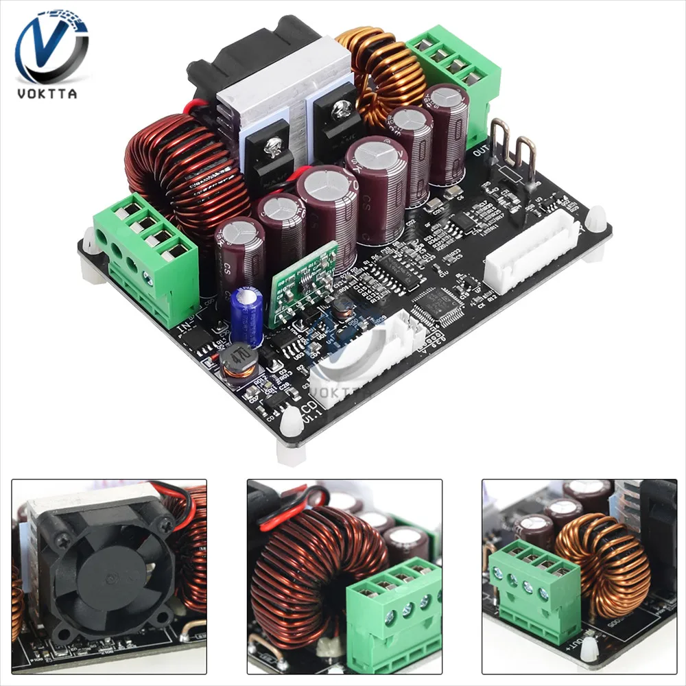 50V DPH5005 convertitore Buck-boost programmabile Display a colori alimentatore regolabile con comunicazione USB e Bluetooth
