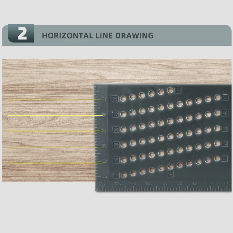 VVOSAI Wood Working Ruler Multifunctional Angle Ruler 3D Mitre Angle Measuring Gauge Square Size Marking Gauging Carpenter Tool