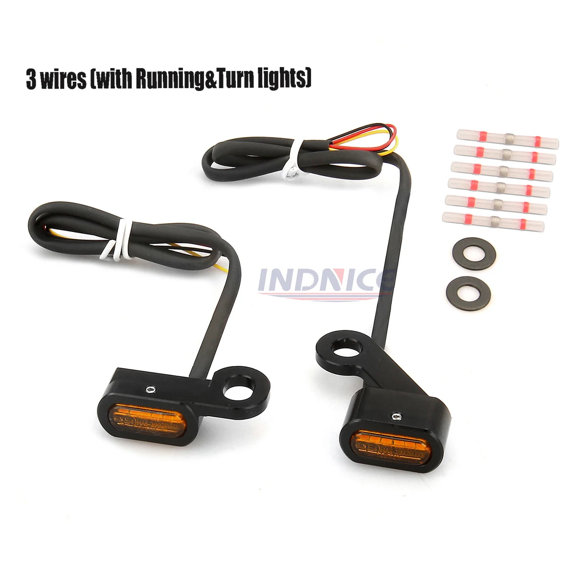 

FRONT Black Mini Indicator turn signal light fit for harley Sportster XL883N Iron 883 XL883L 2004-2020