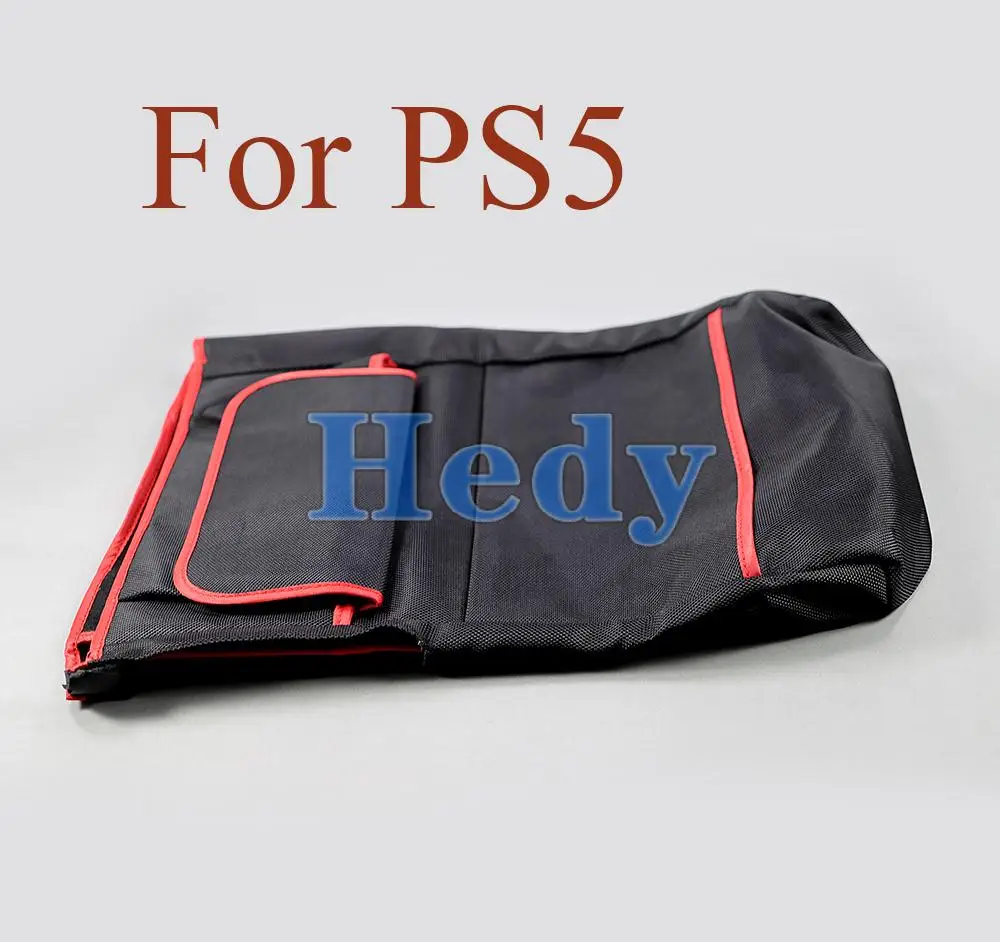 10PCS For Sony 5 Black Nylon Horizontal Dust Cover Dust Guard Waterproof Cover Sleeve for PS5 Console Digital Disc Edition