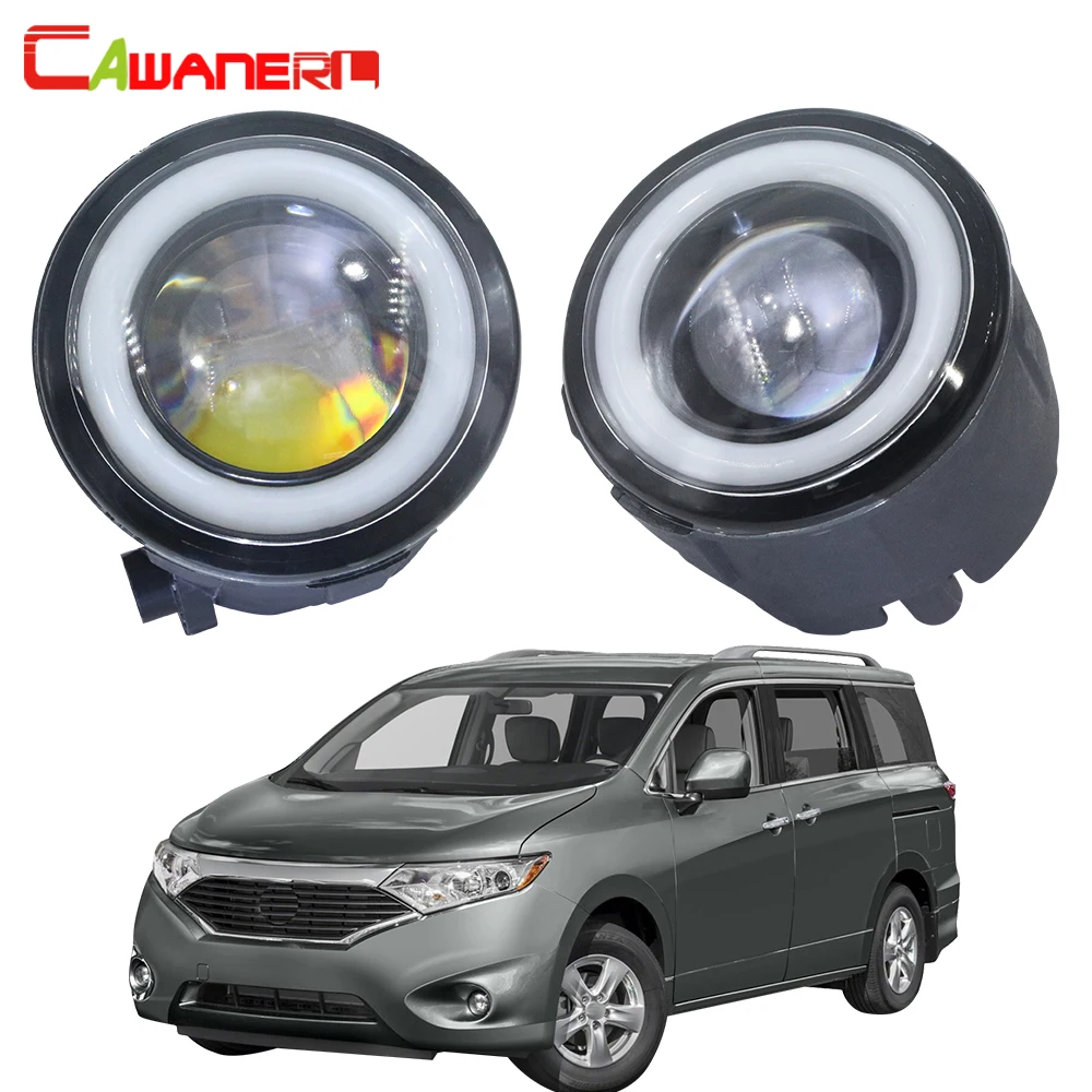 

Cawanerl For Nissan Quest 2011 2012 2013 2014 Car H11 LED Fog Light Angel Eye DRL Daytime Running Light White 30W 12V 2 Pieces