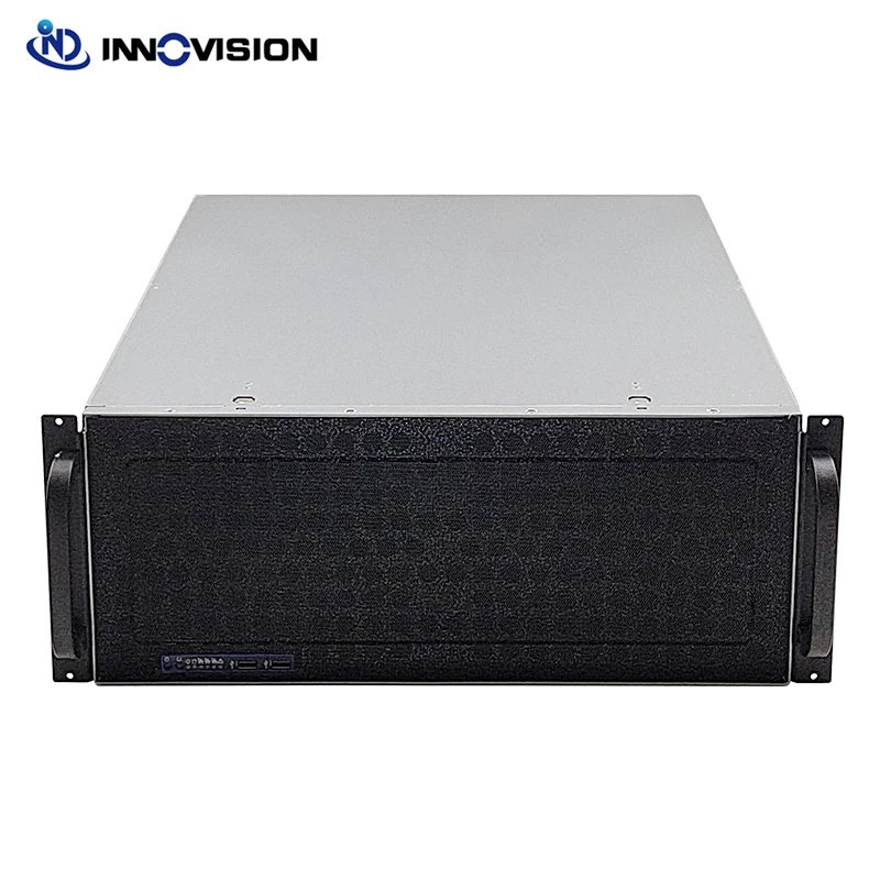 Imagem -02 - Storage Rackmount Chassis 4u 650 mm Depth Rack Server Case Suporte Max 12*13 Polegada E-atx Motherboard Alta Qualidade 15hdd